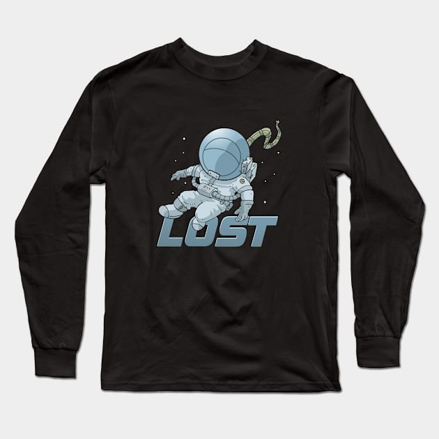 Spaceman Lost Long Sleeve T-Shirt by Prototypeinks